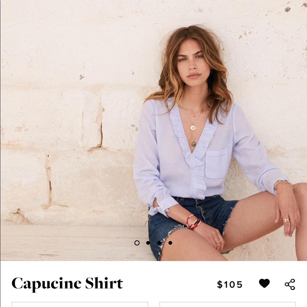 Sézane Capucine shirt. EUC.